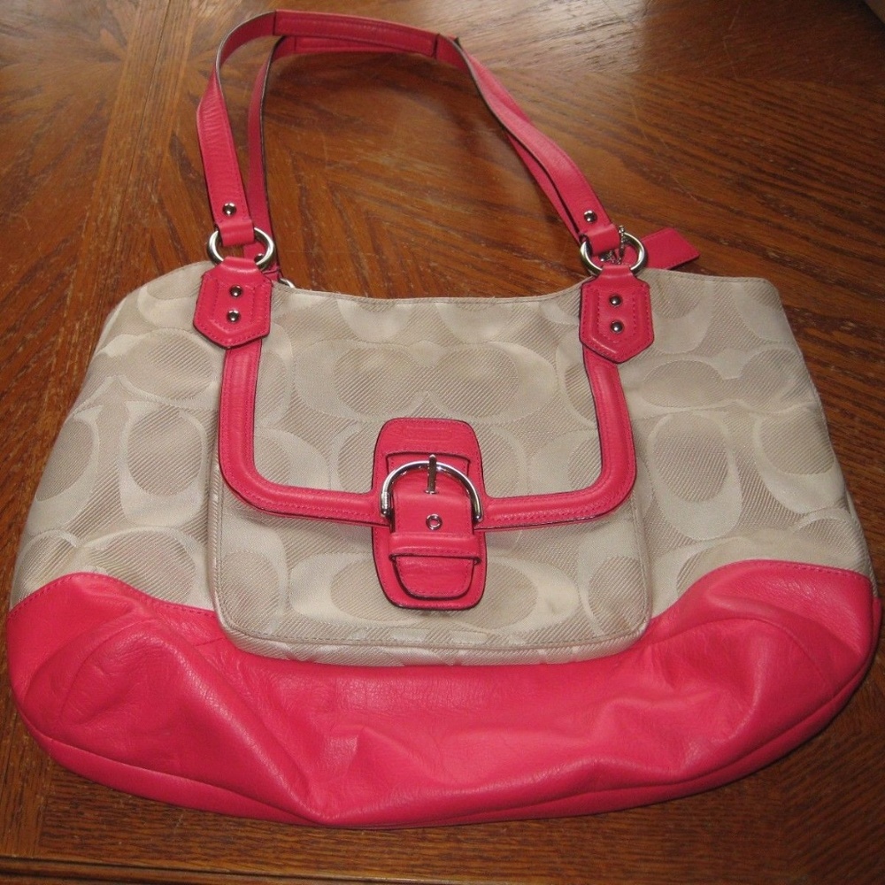 Coach Signature Carryall Totebag Purse Handbag